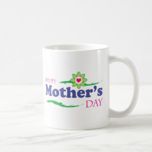 Mug Le jour de mère - coeur de fleur