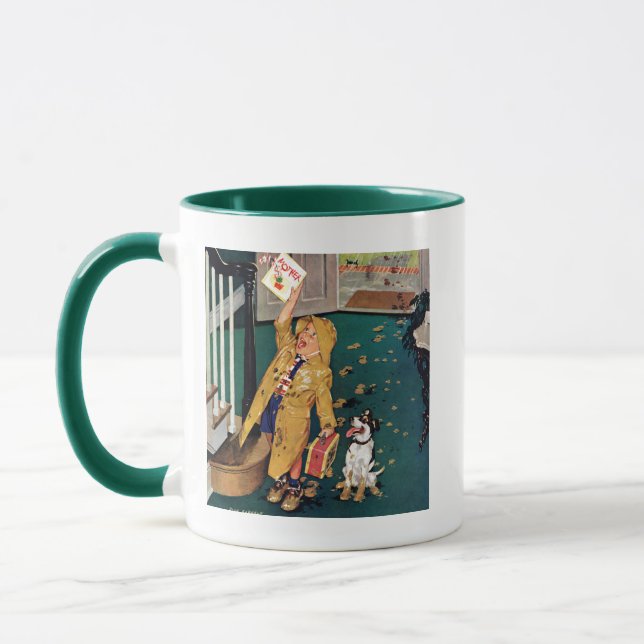 Mug Le jour de mère heureux (Gauche)