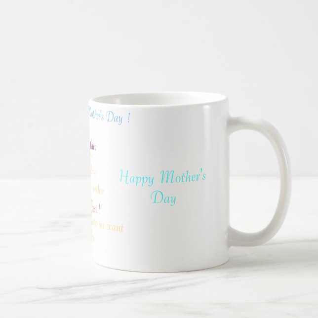 Mug Le jour de mère heureux, MindfulOutstandingThere (Droite)