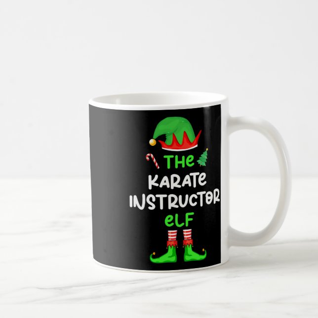 Mug Le Karate Instructor Elf Christmas Matching Pajam (Droite)