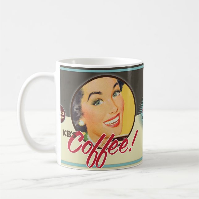 Mug Le kitsch Bitsch : Le café du KB ! (Gauche)
