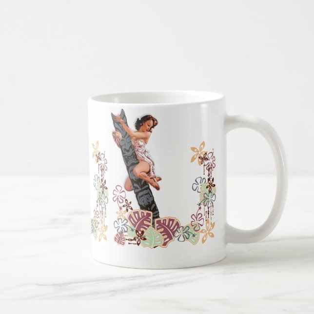 Mug Le kitsch Bitsch : Vers le haut d'un arbre de Tiki (Droite)