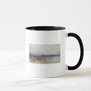 Mug Le Lac Balaton avec le rivage d'Akarattya, 1885