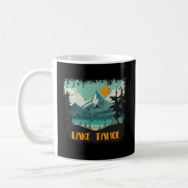 Mug Le lac de montagne Tahoe Ca (Gauche)
