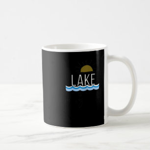Mug Le lac est mon endroit heureux Cadeau de navigatio