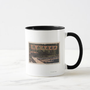 Mug Le lac Tahoe, CA - vue de loge de station de