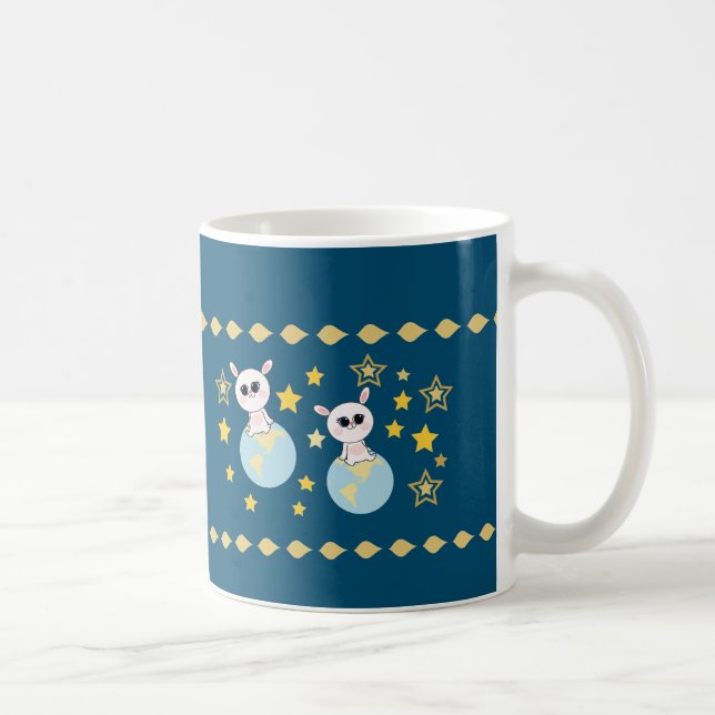 Mug Le lapin sur terre (Droite)