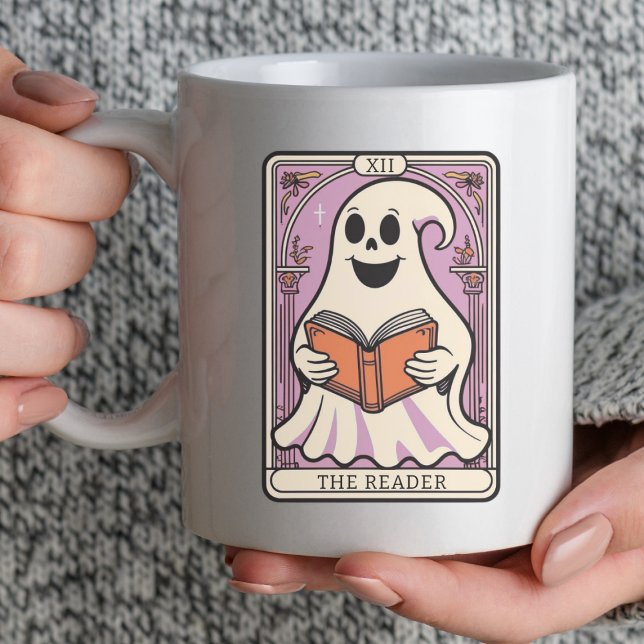 Mug Le lecteur Halloween Tarot (Créateur téléchargé)