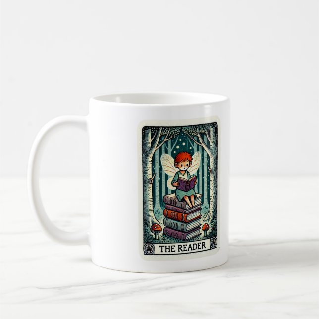 Mug Le Lecteur Tarot Card Fairy (Gauche)