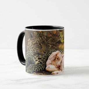 Mug "Le léopard mourra vers le bas avec l'enfant "