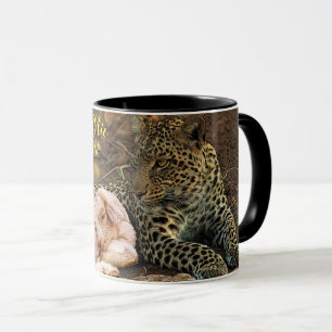 Mug "Le léopard mourra vers le bas avec l'enfant "