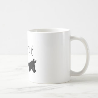 Mug Le libéral déchire 11oz avec l'âne