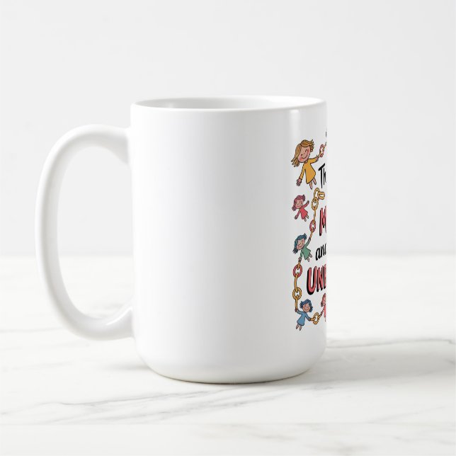 Mug Le lien entre la mère et l'enfant est indestructib (Gauche)