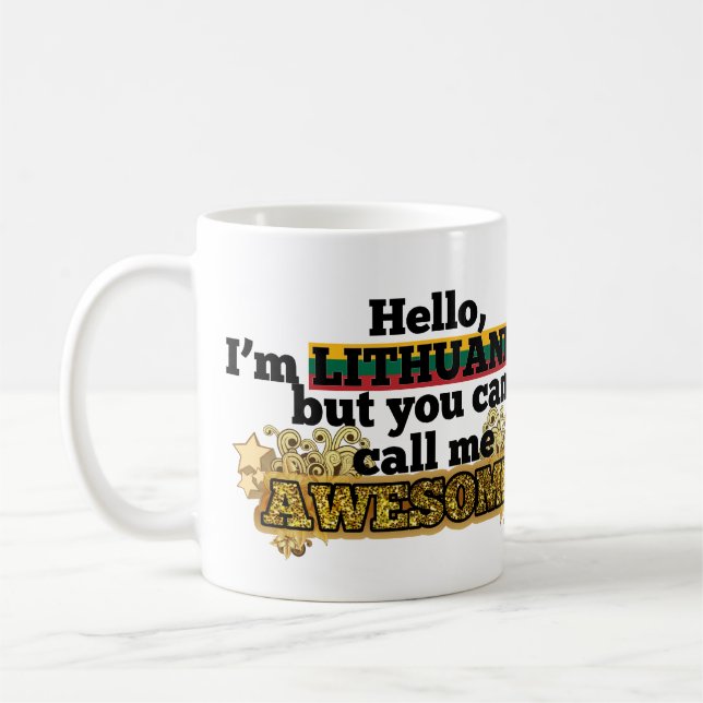 Mug Le Lithuanien, mais m'appellent impressionnant (Gauche)