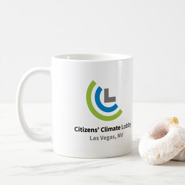 Mug Le lobby du café Las Vegas climatisé (Avec donut)