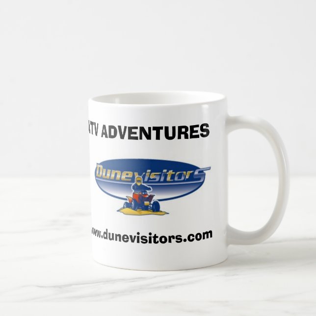 Mug Le logo de Dunevisitors, ATV RISQUE, www.dunevisi… (Droite)