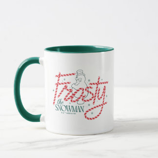 Mug Le logo du Sucre de canne Snowman Frosty