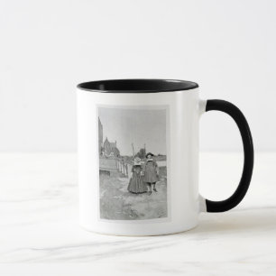 Mug Le long du canal à vieille Manhattan