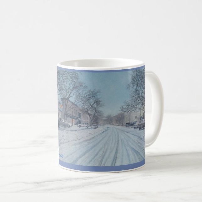 Mug Le Long Island New York de rue principale (Devant droit)