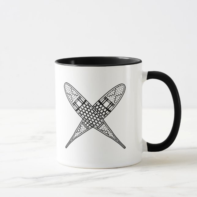 Mug Le long lac appelle - des raquettes (Droite)
