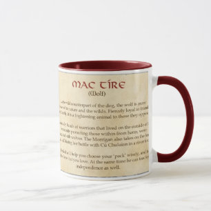 Mug Le loup celtique