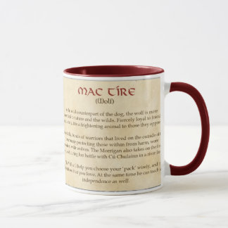 Mug Le loup celtique