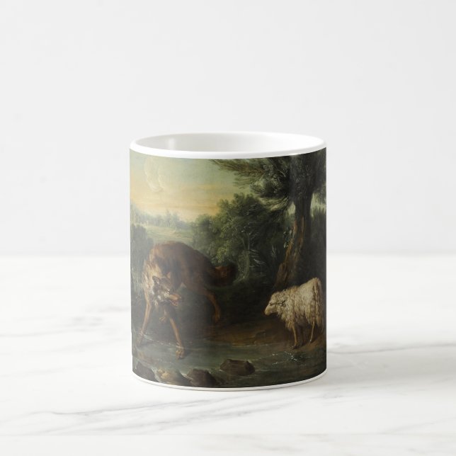 Mug Le loup et l'agneau (par Jean-Baptiste Oudry) (Centre)