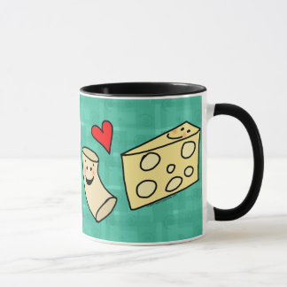 Mug Le Mac aime le fromage, macaronis mignons drôles +