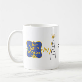 Mug Le maçon de radio-amateur, ajoutent votre nom,
