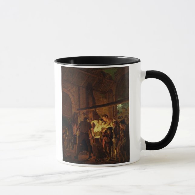 Mug Le magasin du forgeron (huile sur la toile) (Droite)