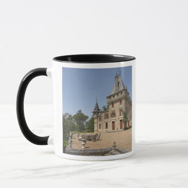 Mug Le magnifique Château de Pressac et jardin (Gauche)