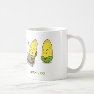 Mug Le maïs mignon de bande dessinée de Punny NSFW