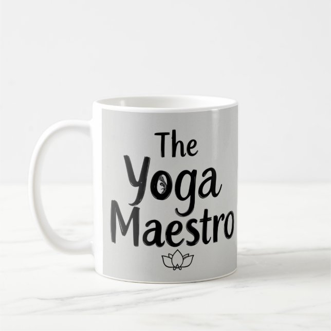 Mug Le maître de yoga  (Gauche)