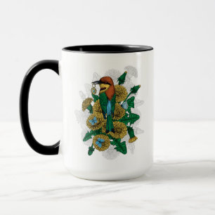 Mug Le mangeur d'abeilles avec le pendentif d'or