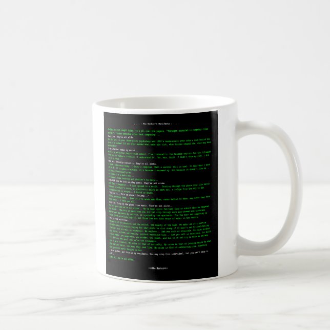 Mug Le Manifeste du pirate (Droite)
