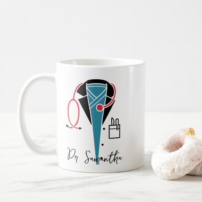 Mug Le manteau du meilleur docteur Ever (Avec donut)
