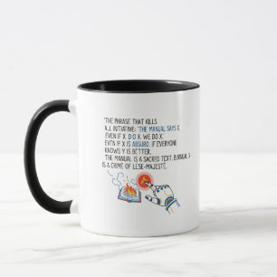 Mug Le Manuel dit X Humour de Bureau