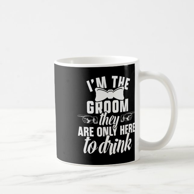 Mug Le Mari Célibataire Fournitures Fête Mariage 1  (Droite)