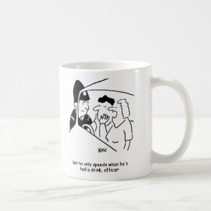 Mug Le mari de la femme est un chauffeur de boisson