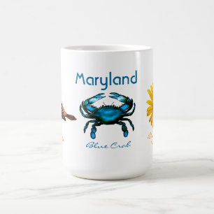 Mug Le Maryland, crabe bleu
