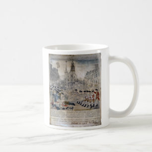 Mug Le massacre de Boston par Paul Revere 1770
