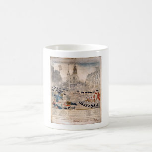 Mug Le massacre de Boston Paul Revere King Street