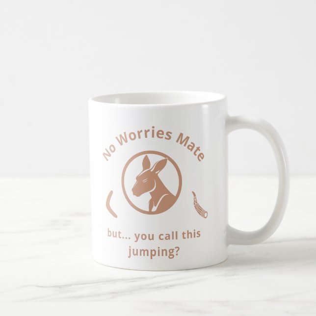 Mug Le maté de No worrie... (Droite)