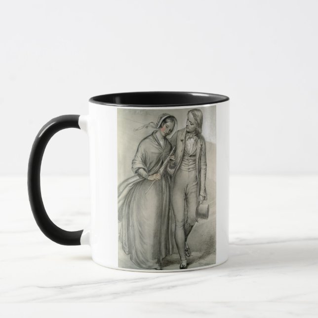Mug Le matin de mariage - le départ, c.1846 (Gauche)