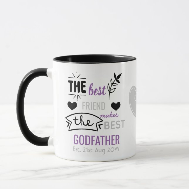 Mug Le Meilleur Ami Fait Le Parrain Baptiste Baptême (Gauche)