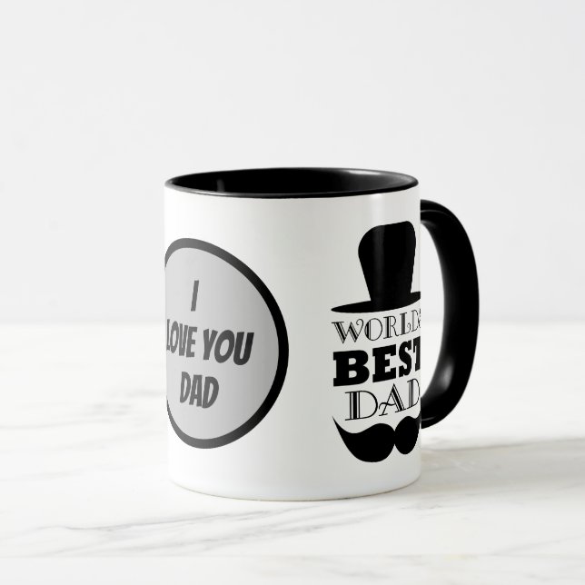 Mug Le meilleur amour du papa du monde que vous (Devant droit)