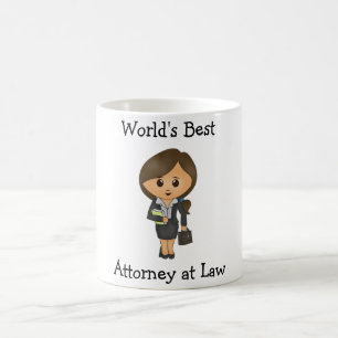 Mug Le meilleur avocat du monde - femelle mignonne