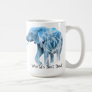 Mug Le meilleur bonus papa du monde animal africain él