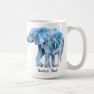 Mug Le meilleur bonus papa du monde animal africain él
