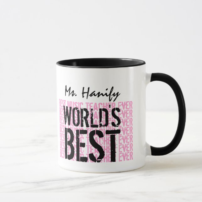 Mug Le meilleur cadeau V19 du professeur de Sciences (Droite)